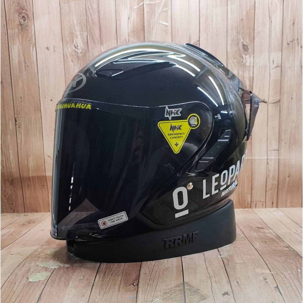 Jual Helm Nhk R New Solid Black Glossy Paket Ganteng Leopard I Visor