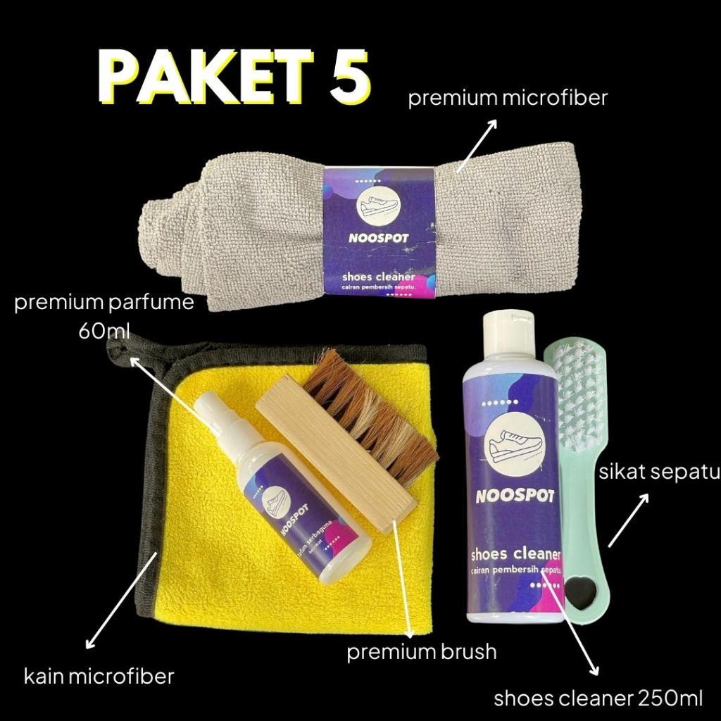 Jual Paket Pembersih Sepatu Shoes Cleaner Parfum Sepatu Sabun Cuci