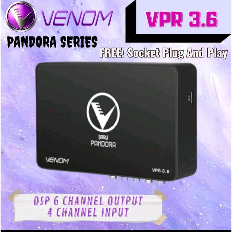 Jual Power Processor Dsp Ch Venom Pandora Vpr Free Soket Pnp