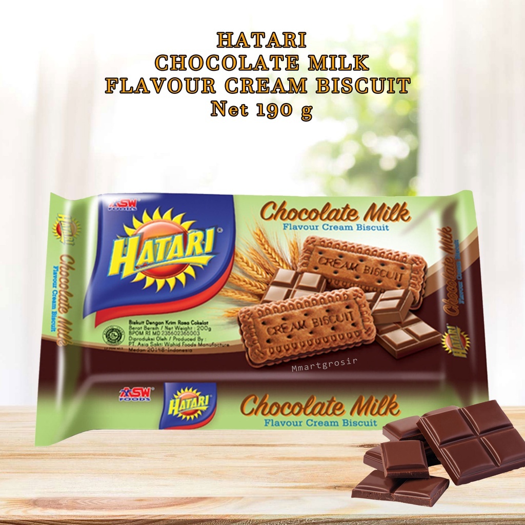 Jual Biscuit Hatari Biskuit Cream Chocolate Milk Biskuit Rasa Krim