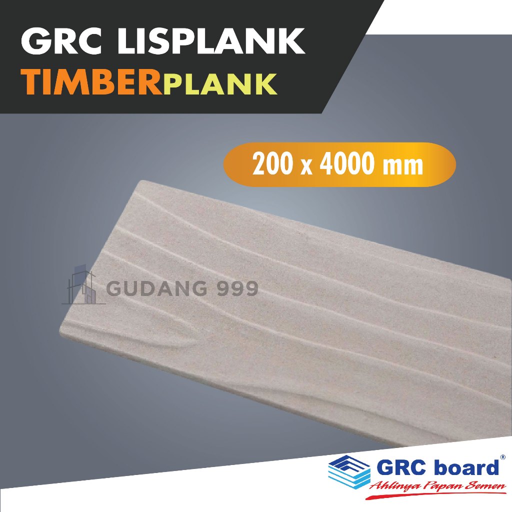 Jual LISPLANK GRC 20CM X 4M TIMBERPLANK URAT KAYU LISPLANK KAYU