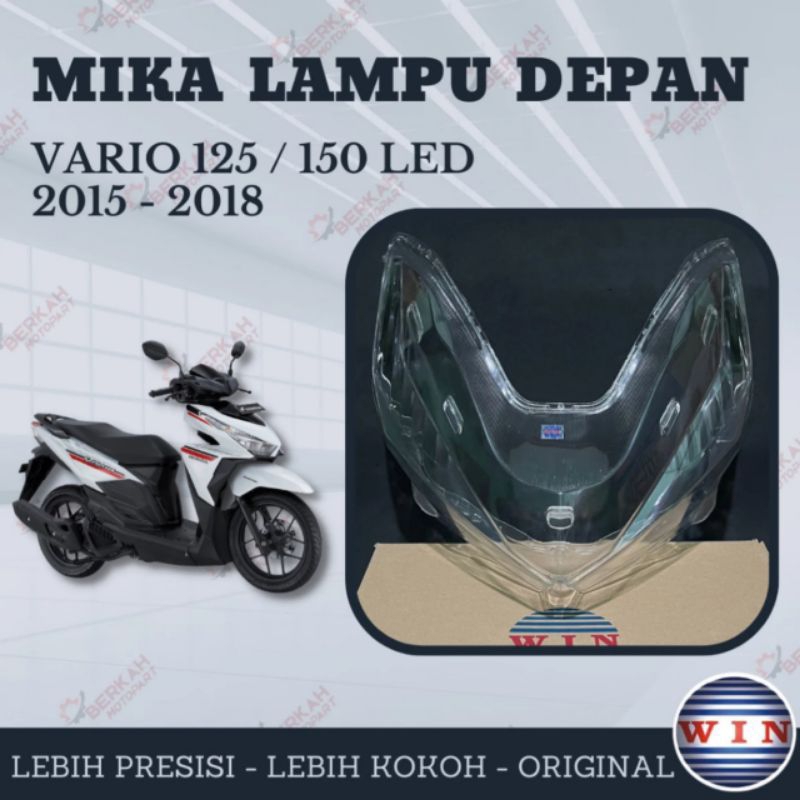 Jual Mika Reflektor Lampu Depan Honda Vario 125 150 Led 2015 2018