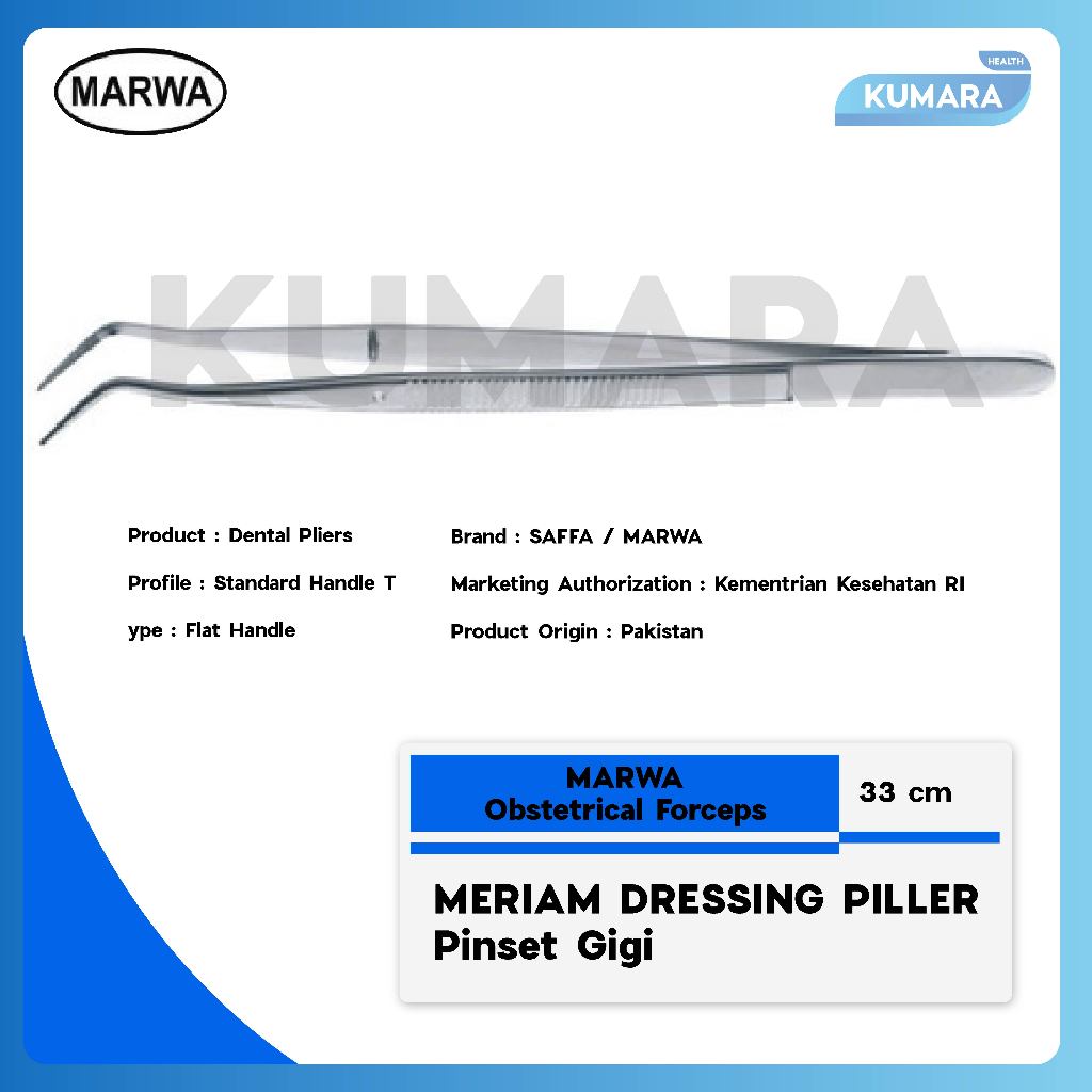 Jual Marwa Meriam Dressing Plier Pinset Gigi Shopee Indonesia