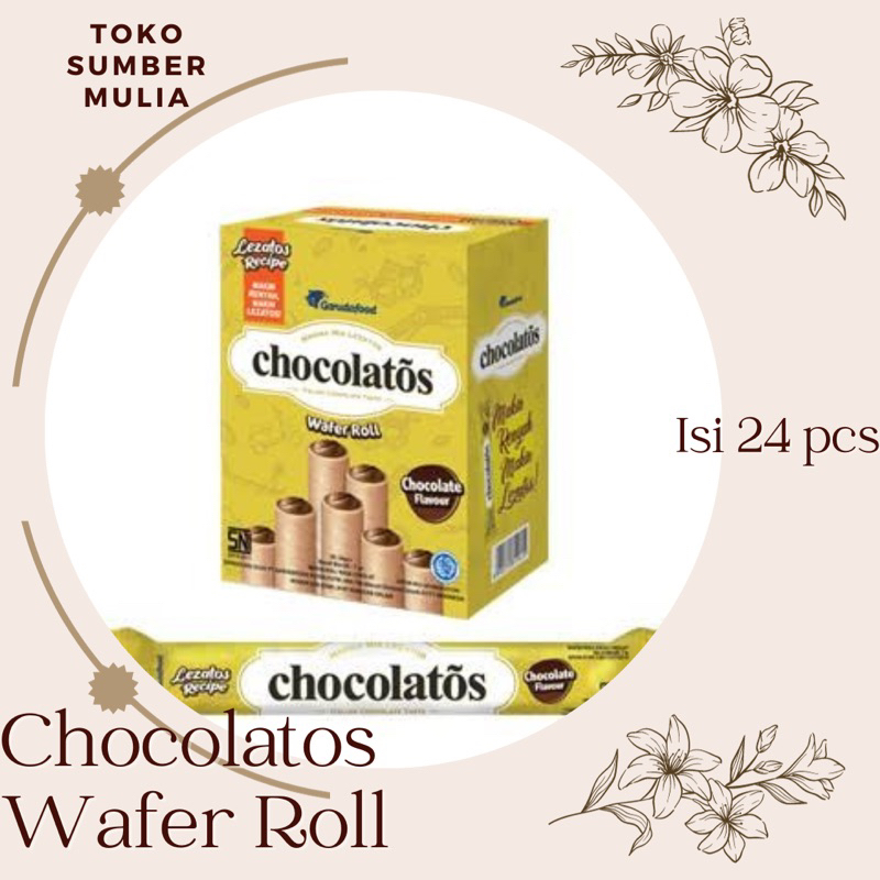 Jual Chocolatos Wafer Roll Box Isi Pcs Shopee Indonesia