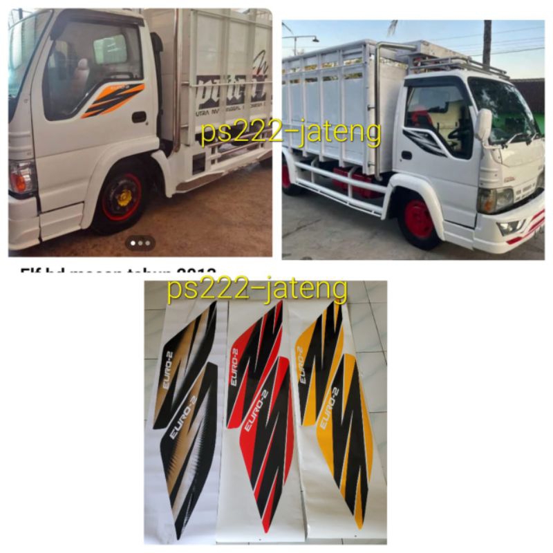 Jual Sticker Stiker List Body Pintu Isuzu Elf Euro Nkr Nhr Stiker