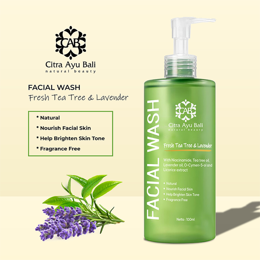 Jual CAB Facial Wash Fresh Tea Tree Lavender 100ml Citra Ayu Bali