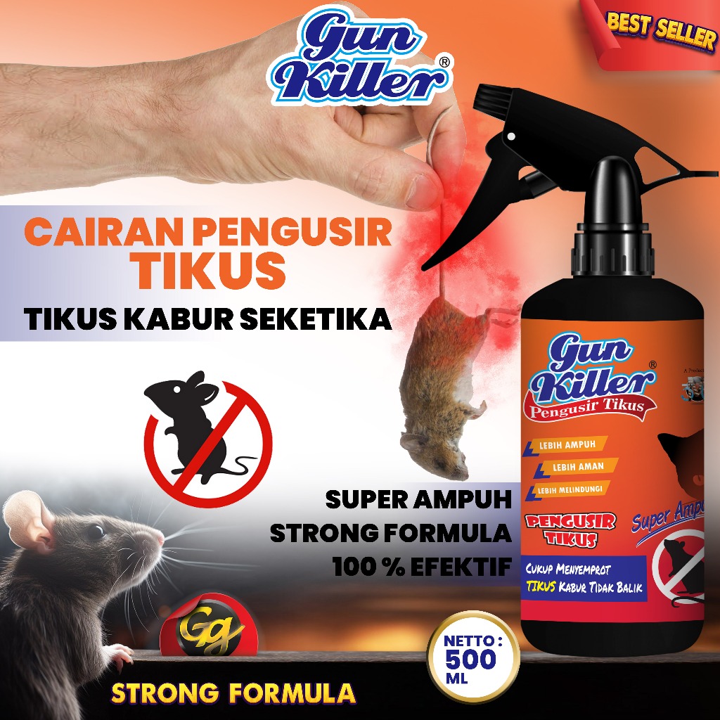 Jual Gun Killer Pembasmi Tikus 500ml Obat Racun Anti Tikus Dapat