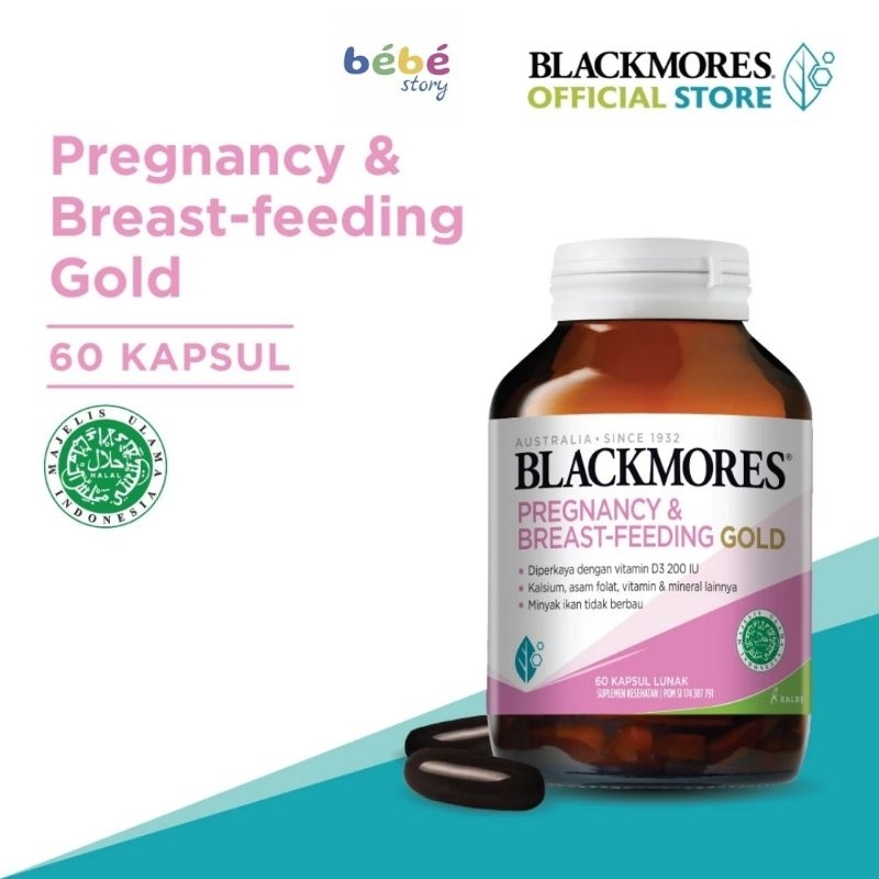 Jual Blackmores Pregnancy Breastfeeding Gold Suplemen Ibu Hamil