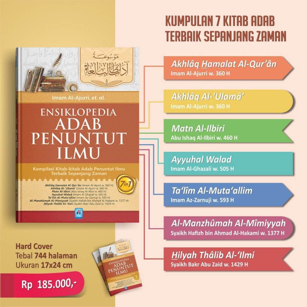 Jual Buku Ensiklopedia Adab Penuntut Ilmu Pustaka Arafah Shopee