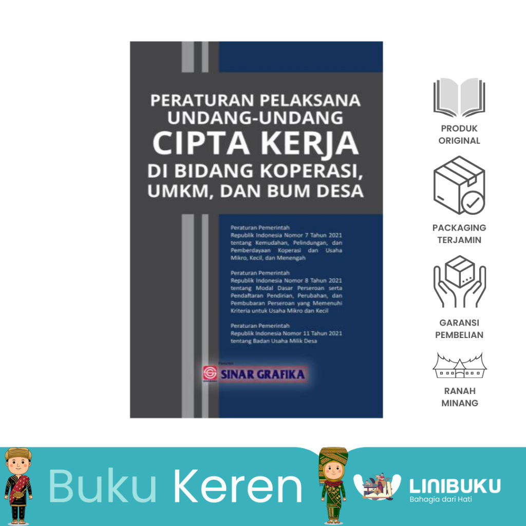 Jual Buku Kuliah Peraturan Pelaksana Uu Cipta Kerja Di Bidang