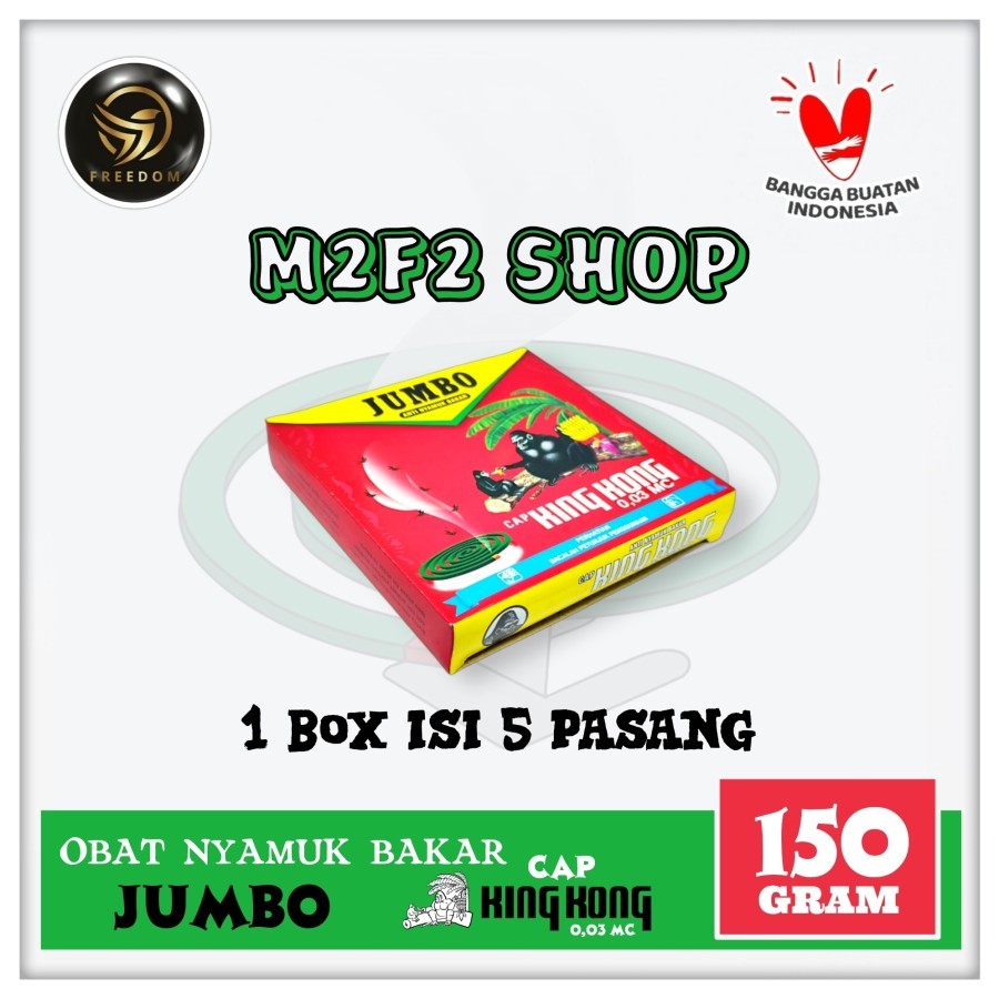 Jual King Kong Jumbo Obat Anti Nyamuk Bakar 0 03 MC 150 Gr Kemasan 1