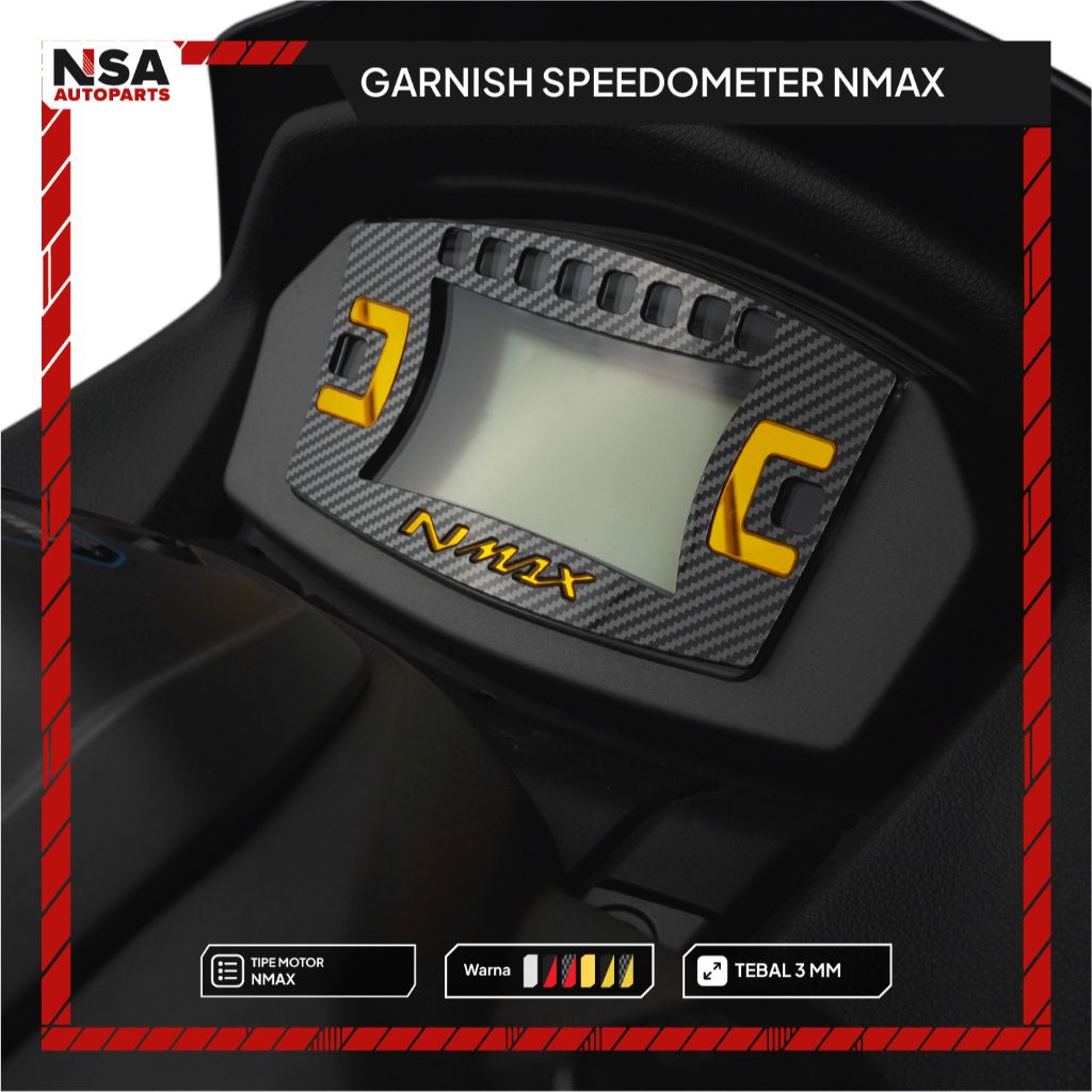 Jual Garnish Speedometer Nmax Bahan Akrilik Bukan Stiker