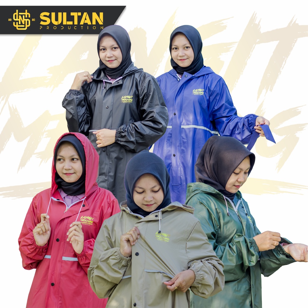 Jual Jas Hujan Raincoat Terbaik Wanita Pria By Sultan Anti Rembes