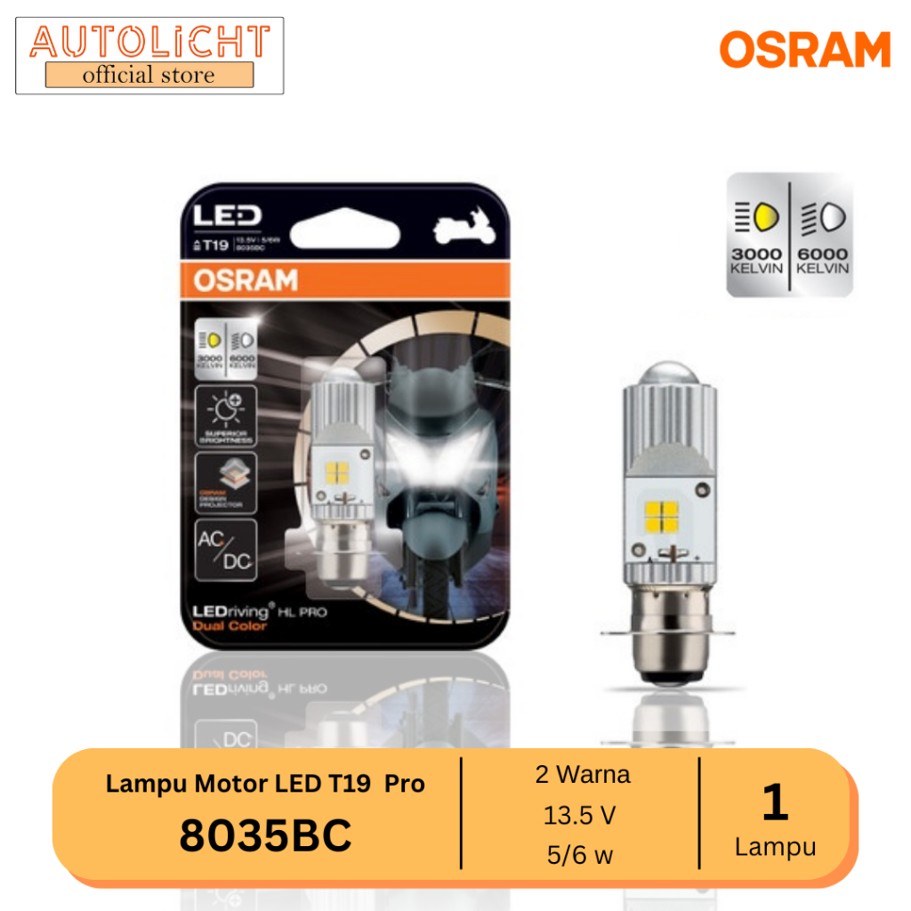 Jual Osram Lampu Led Motor T H M K Ledriving T Pro Dual Color