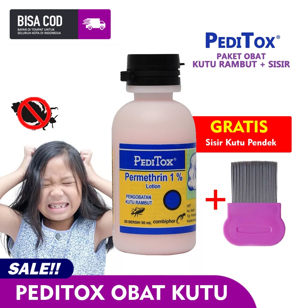 Jual Peditox Obat Kutu Rambut Dan Telur Kutu Ampuh Terminator Serit