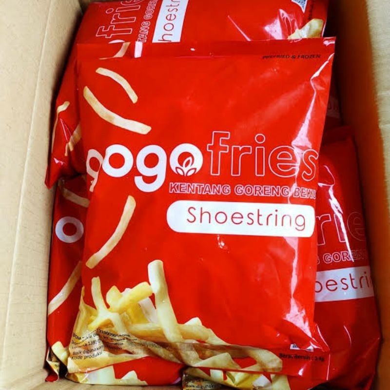 Jual Gogo Fries Shoestring 1kg Kentang Goreng Frozen Shopee Indonesia