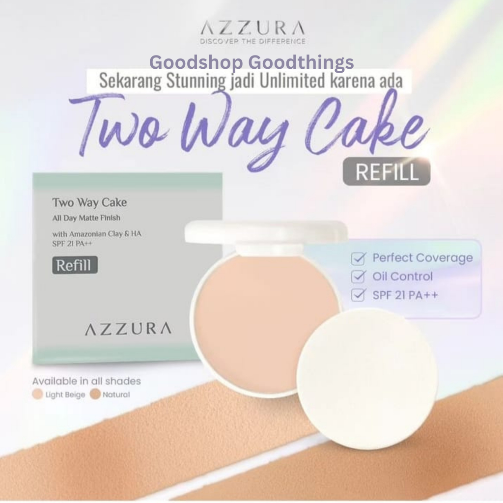 Jual Azzura Two Way Cake Reffil Gr Shopee Indonesia