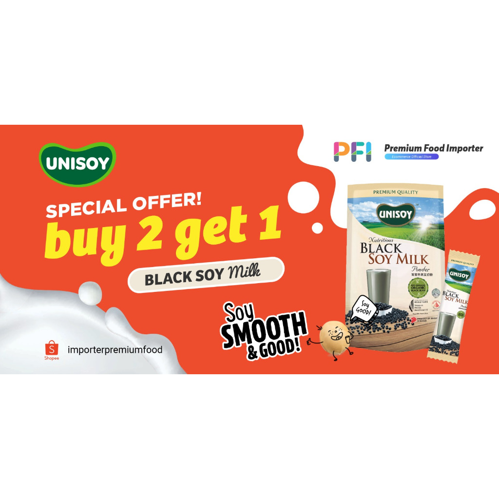 Jual Unisoy Black Soy Milk Susu Kedelai Hitam Shopee Indonesia