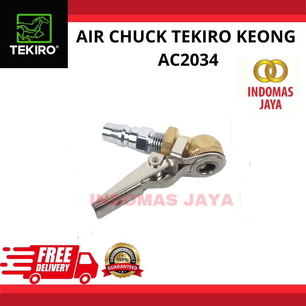 Jual TEKIRO Alat Isi Angin Ban Tipe Keong 2 5 Ball Air Chuck Coupler 2