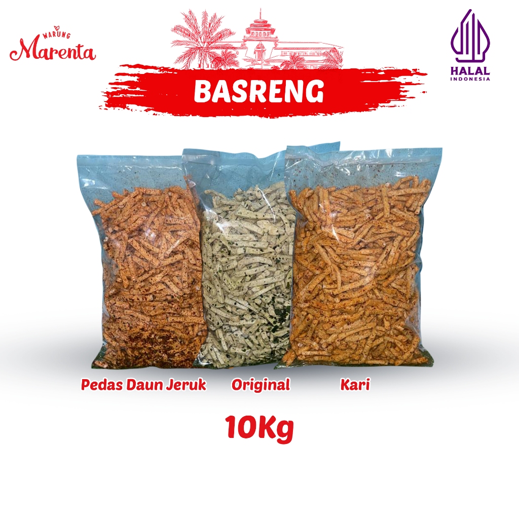 Jual Warung Marenta Basreng Pedas Daun Jeruk Bakso Goreng Keripik