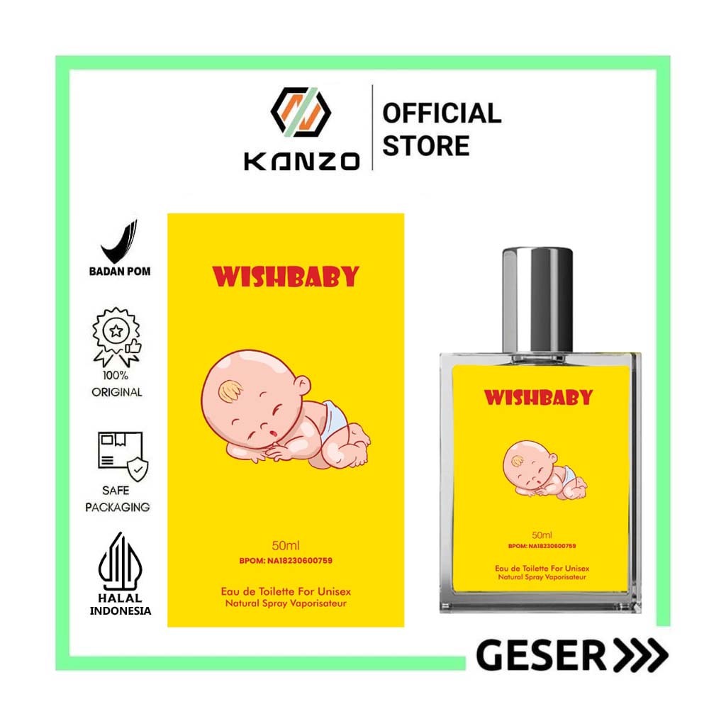 Jual Kanzo Bpom Parfum Wishbaby Ml Premium Parfum Baby Ml