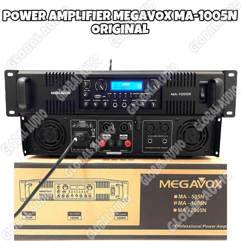 Jual Power Amplifier Megavox Ma N Original Amplifier Megavox