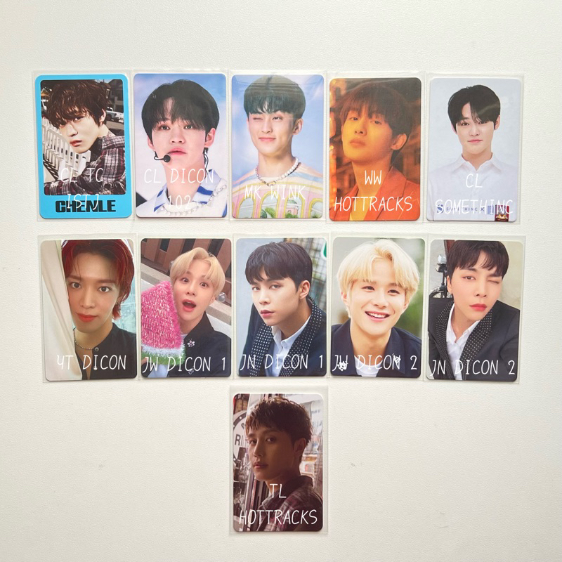 Jual Pc Photocard Nct Dream Wayv Mark Chenle Johnny Yuta Jungwoo