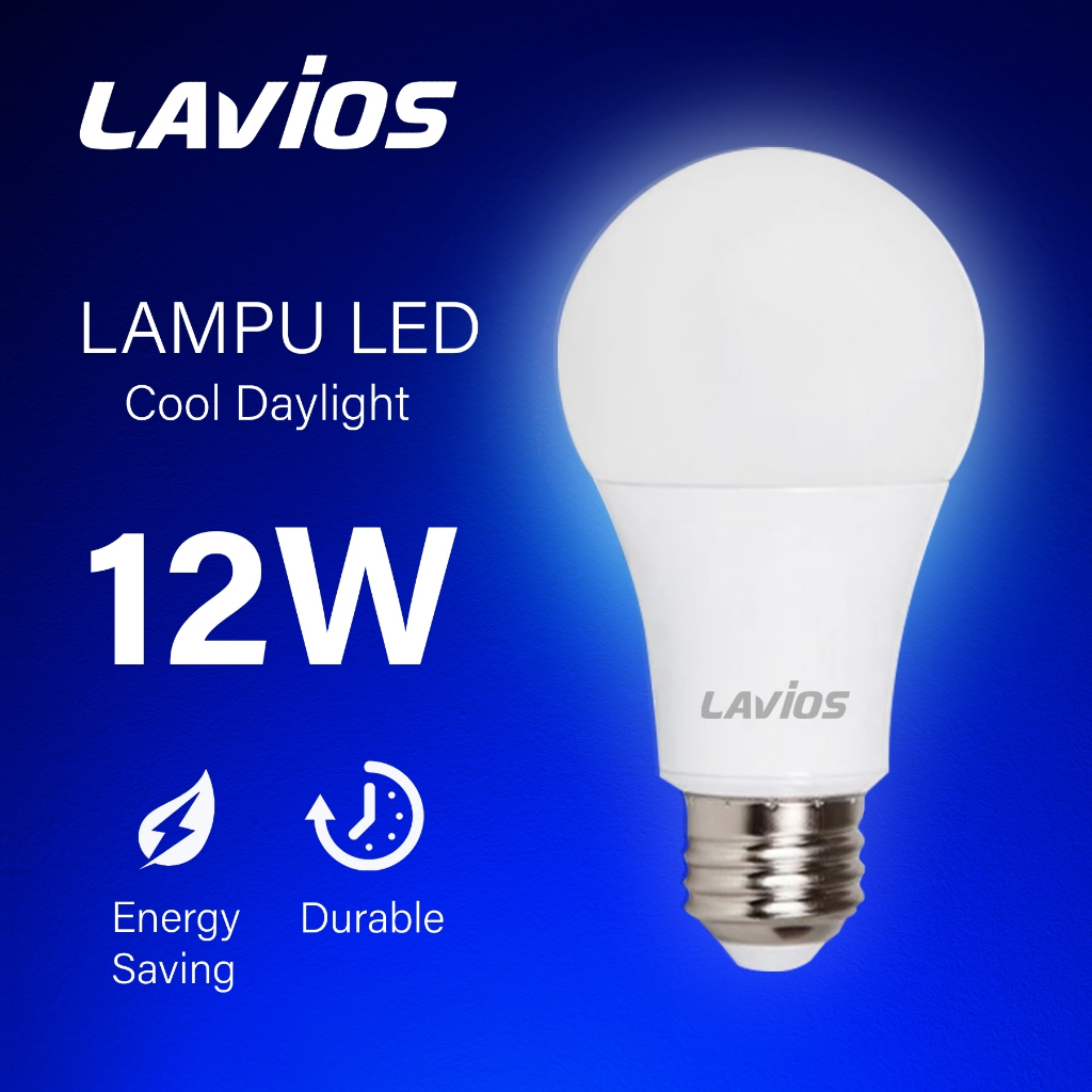 Jual Lampu Bohlam LED LAVIOS Cahaya Putih Cool Daylight Shopee