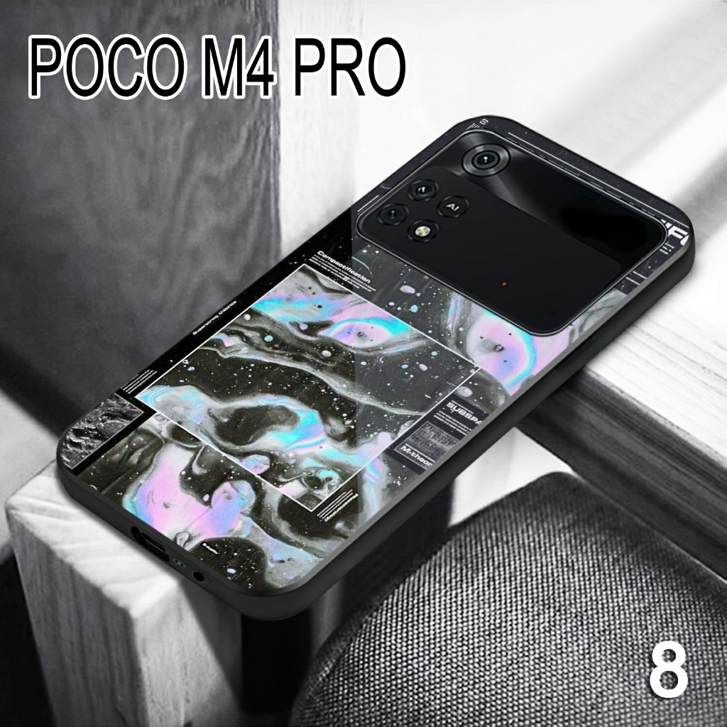 Jual Case Poco M4 Pro H1375 Softcase Glass Kilau Poco M4 Pro Casing