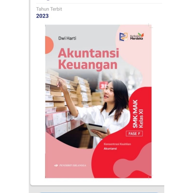 Jual Ori Buku Teks Akuntansi Keuangan Kurikulum Merdeka Untuk Smk Kelas