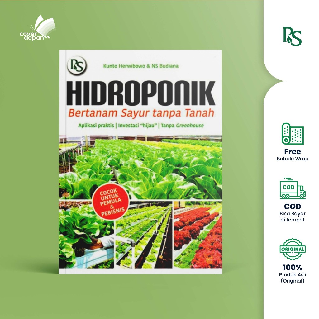 Jual BUKU AGRIBISNIS HIDROPONIK BERTANAM SAYUR TANPA TANAH PENEBAR