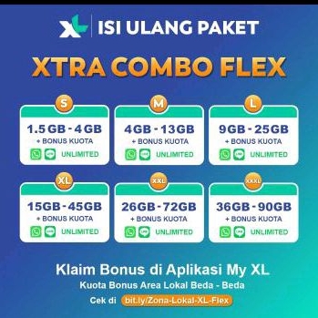 Jual Paket Xtra Combo Flex Shopee Indonesia