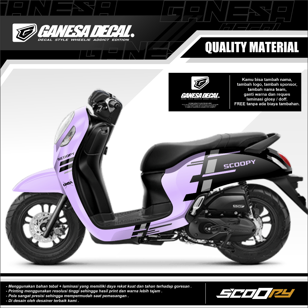 Jual Decal Scoopy 2021 2022 Fullbody Dekal Stiker Decal Sticker Motor