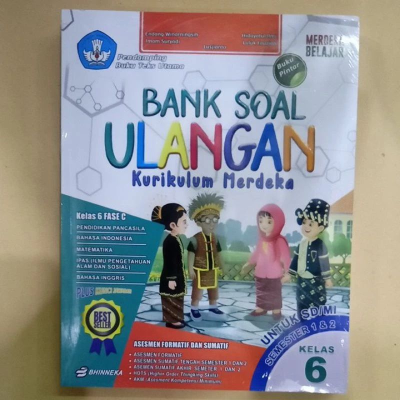 Jual Buku Bank Soal Ulangan SD Kelas 6 Kurikulum Merdeka Shopee Indonesia