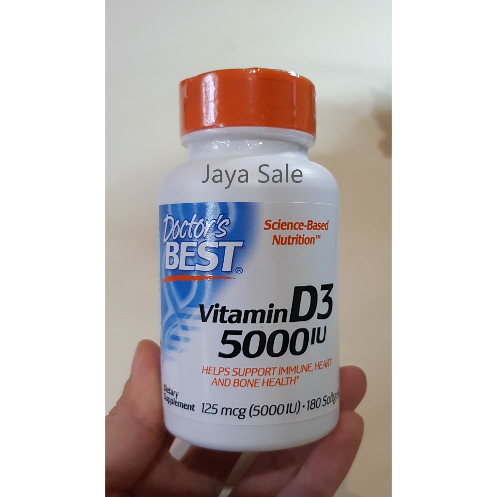 Jual Doctor Best Doctor S Best Vitamin D Iu Softgels Shopee