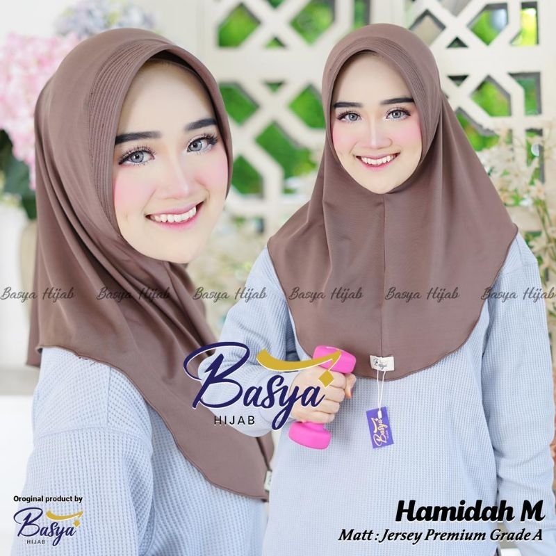 Jual Basya Bergo Hamidah M Jilbab Instan Pet Jersey Tebalbergo