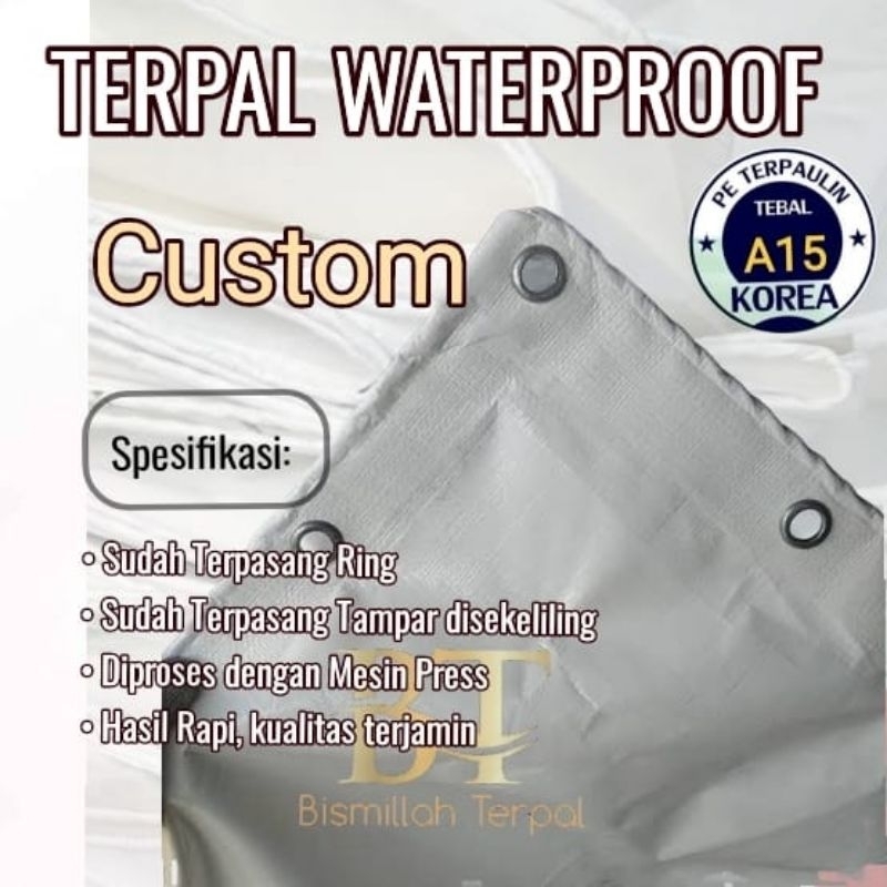 Jual Terpal A15 Putih White Tebal Kuat Bisa Custom Berbagai Macam