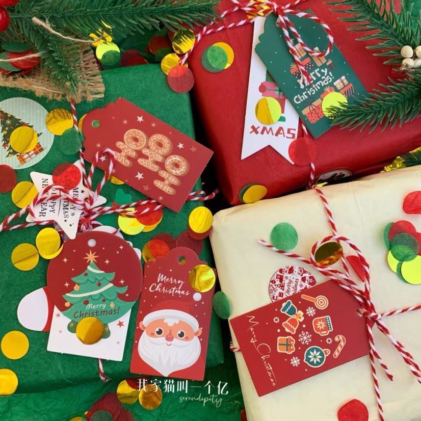 Jual Isi Pcs Hangtag Natal Merry Christmas Hangtag Murah Gift