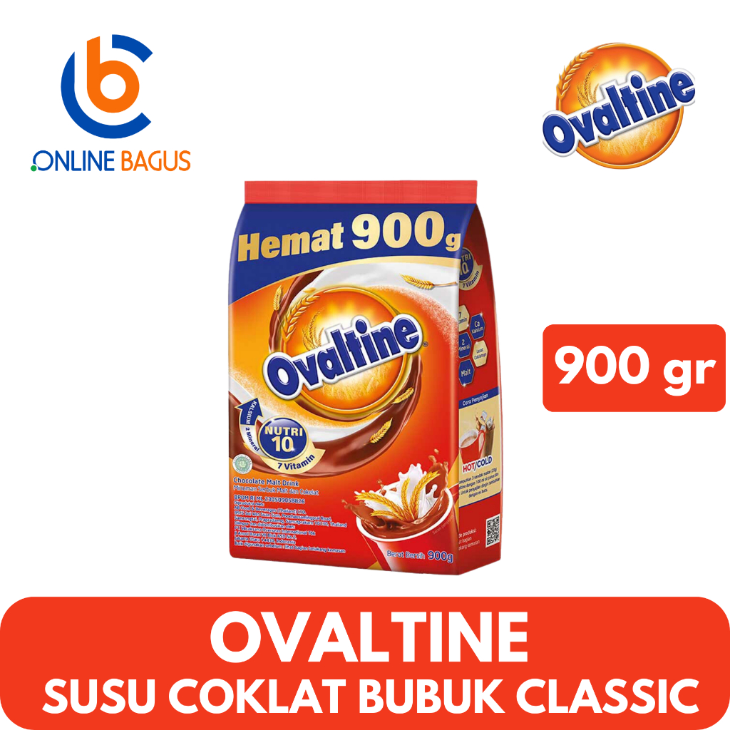 Jual Ovaltine Classic Susu Bubuk Coklat G Shopee Indonesia