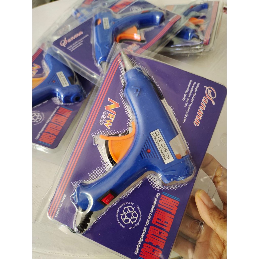 Jual Alat Lem Tembak Glue Gun Ada Tombol On Off 20 Watt Shopee