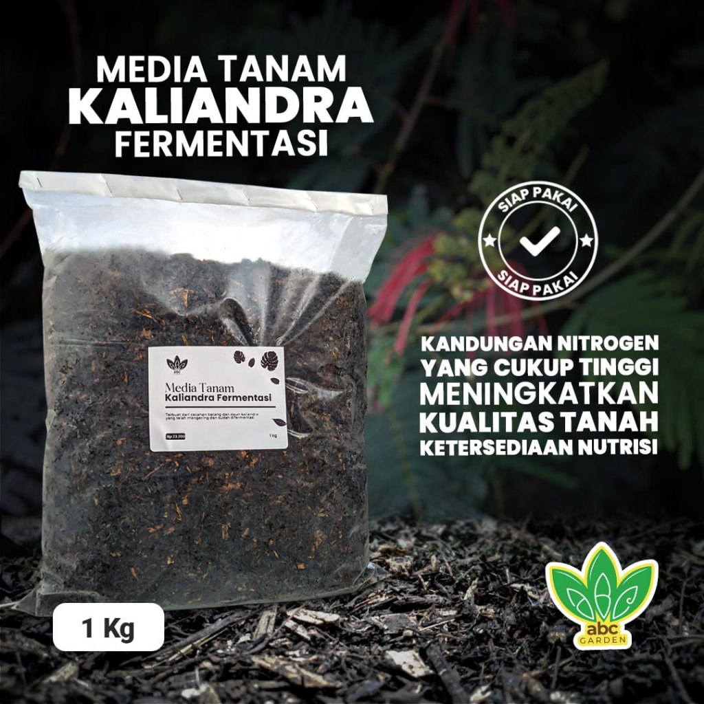 Jual 1 Kg Media Tanam Kaliandra Fermentasi Siap Pakai Shopee