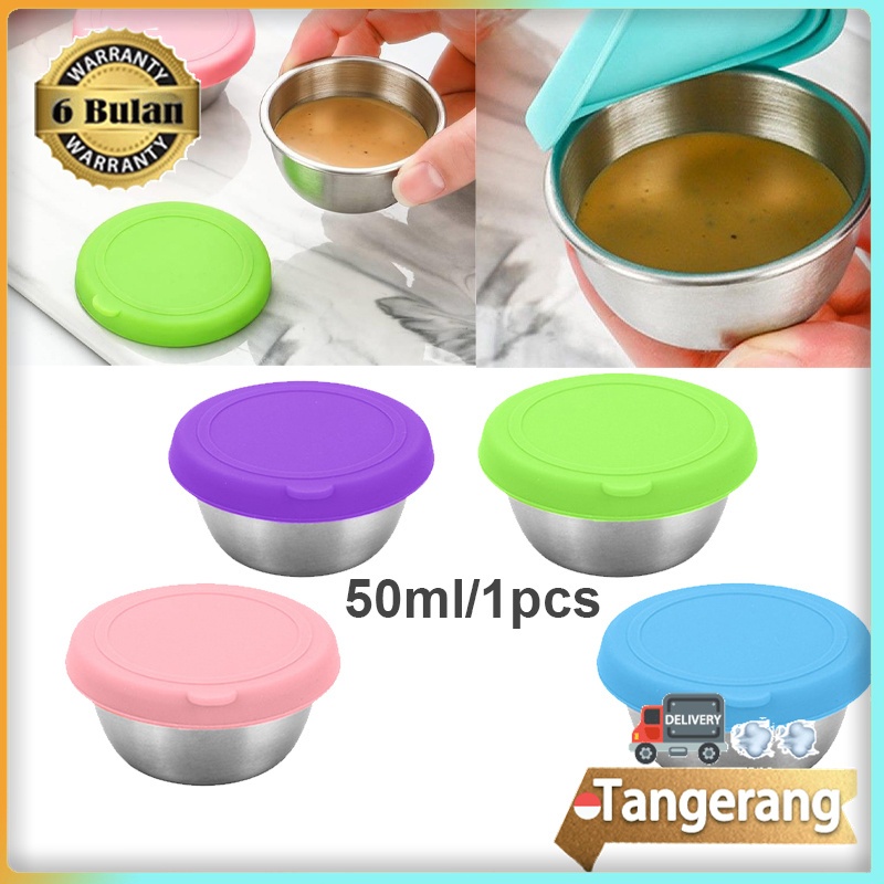 Jual Ml Sauce Cup Kotak Wadah Saos Wadah Saos Sambal Stainless