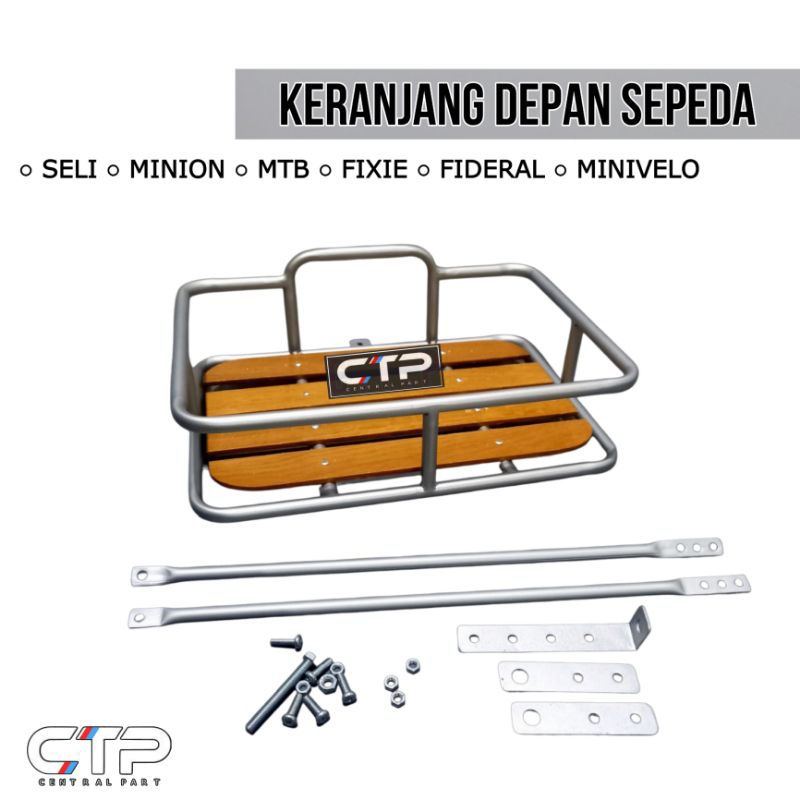 Jual Frontrack Panier Keranjang Rak Depan Sepeda Fixie Jadul Vintage