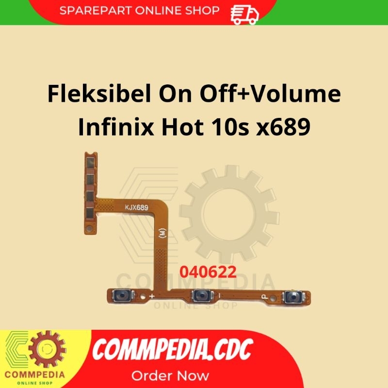 Jual Fleksibel On Off Volume Infinix Hot 10s X689 Shopee Indonesia