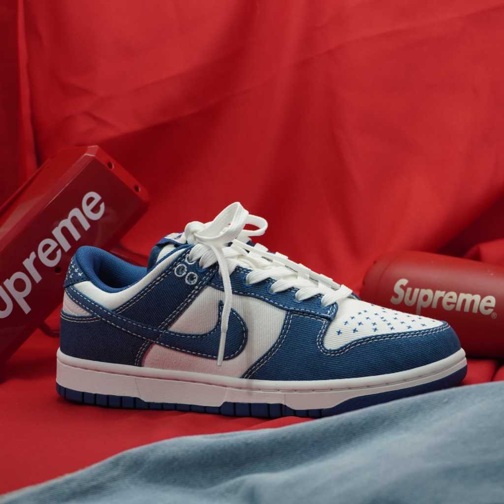 Jual Nike Dunk Low Industrial Blue Sashiko Summit White Industrial Blue