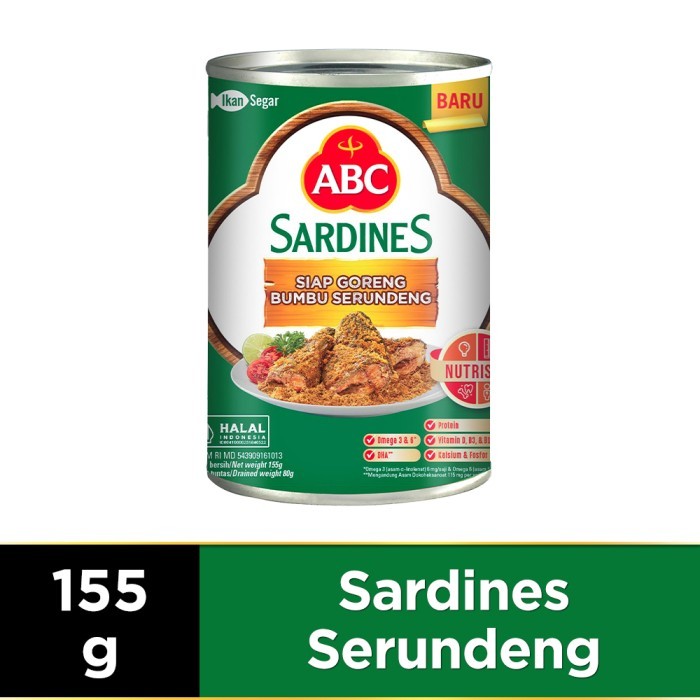 Jual Abc Sardines Serundeng Gr Sarden Kaleng Bumbu Serundeng Gr