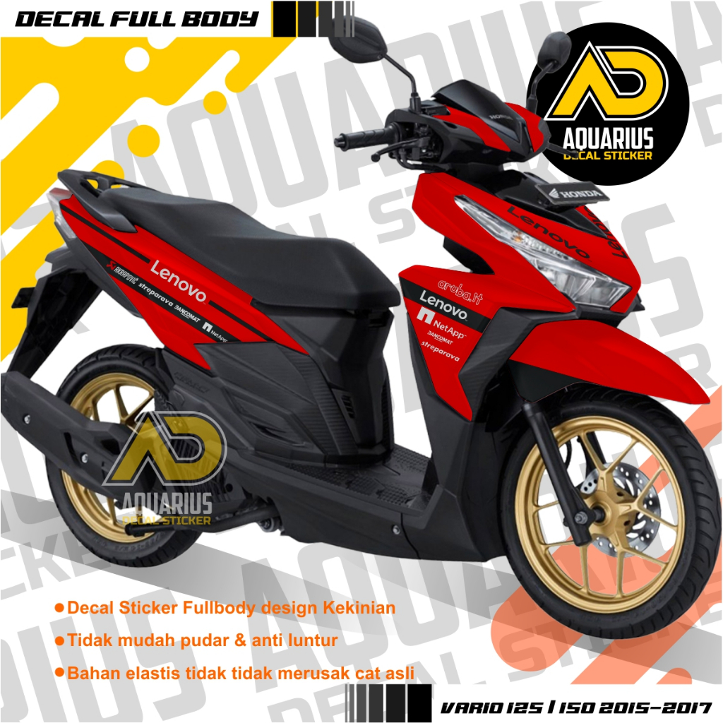 Jual Decal Vario Led 2015 2017 Fullbody Sticker Variasi Honda Vario