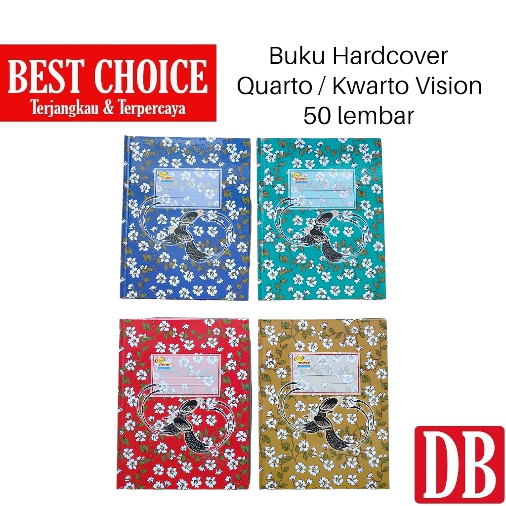 Jual Buku Kwarto Quarto Hardcover Vision Lembar Pcs Shopee