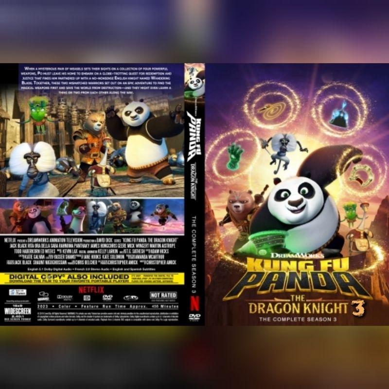 Jual Kaset Film Animasi Kungfu Panda The Dragon Knight