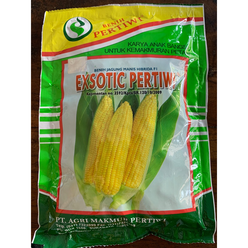 Jual BENIH JAGUNG MANIS HIBRIDA F1 EXOTIC PERTIWI SUPER MANIS